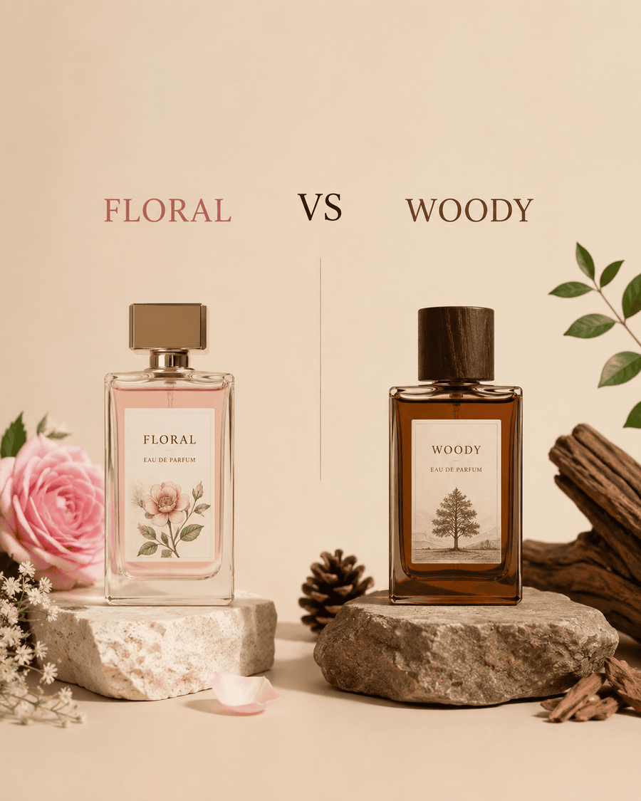 Floral vs Woody Perfumes